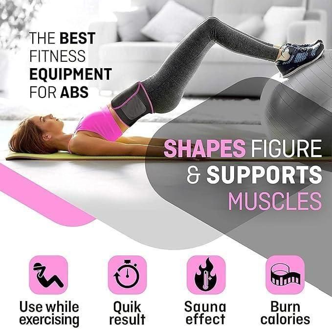 Premium Adjustable Waist Trimmer Sweat Belt | Core Support & Fitness