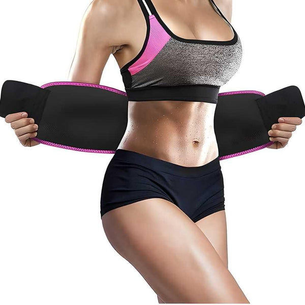 Premium Adjustable Waist Trimmer Sweat Belt | Core Support & Fitness