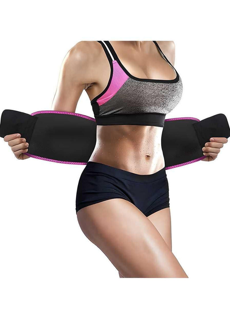 Premium Adjustable Waist Trimmer Sweat Belt | Core Support & Fitness