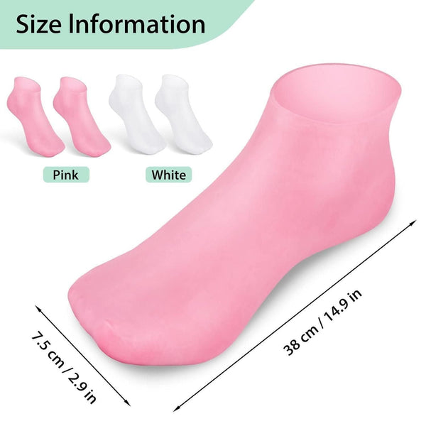 Premium Silicone Moisturizing Gel Socks | Anti-Crack Heel Therapy