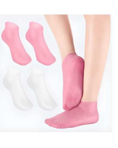 Premium Silicone Moisturizing Gel Socks | Anti-Crack Heel Therapy