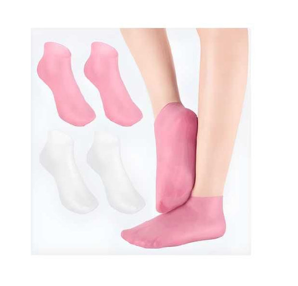 Premium Silicone Moisturizing Gel Socks | Anti-Crack Heel Therapy