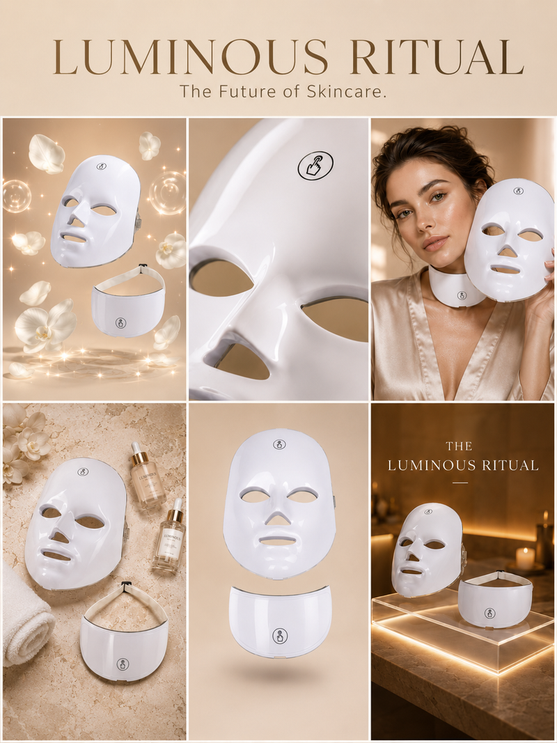 AuraLux™ Advanced 7-Spectrum LED Facial Matrix